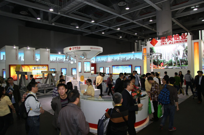 展現(xiàn)實(shí)力，謀求發(fā)展—堅(jiān)美參加鋁門窗博覽會(huì)
